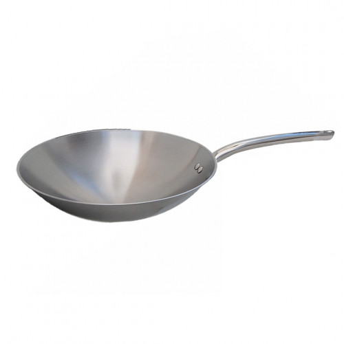 Stainless steel rounded WOK - Special induction hob