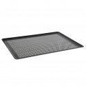 Non-stick baking tray, microperforated