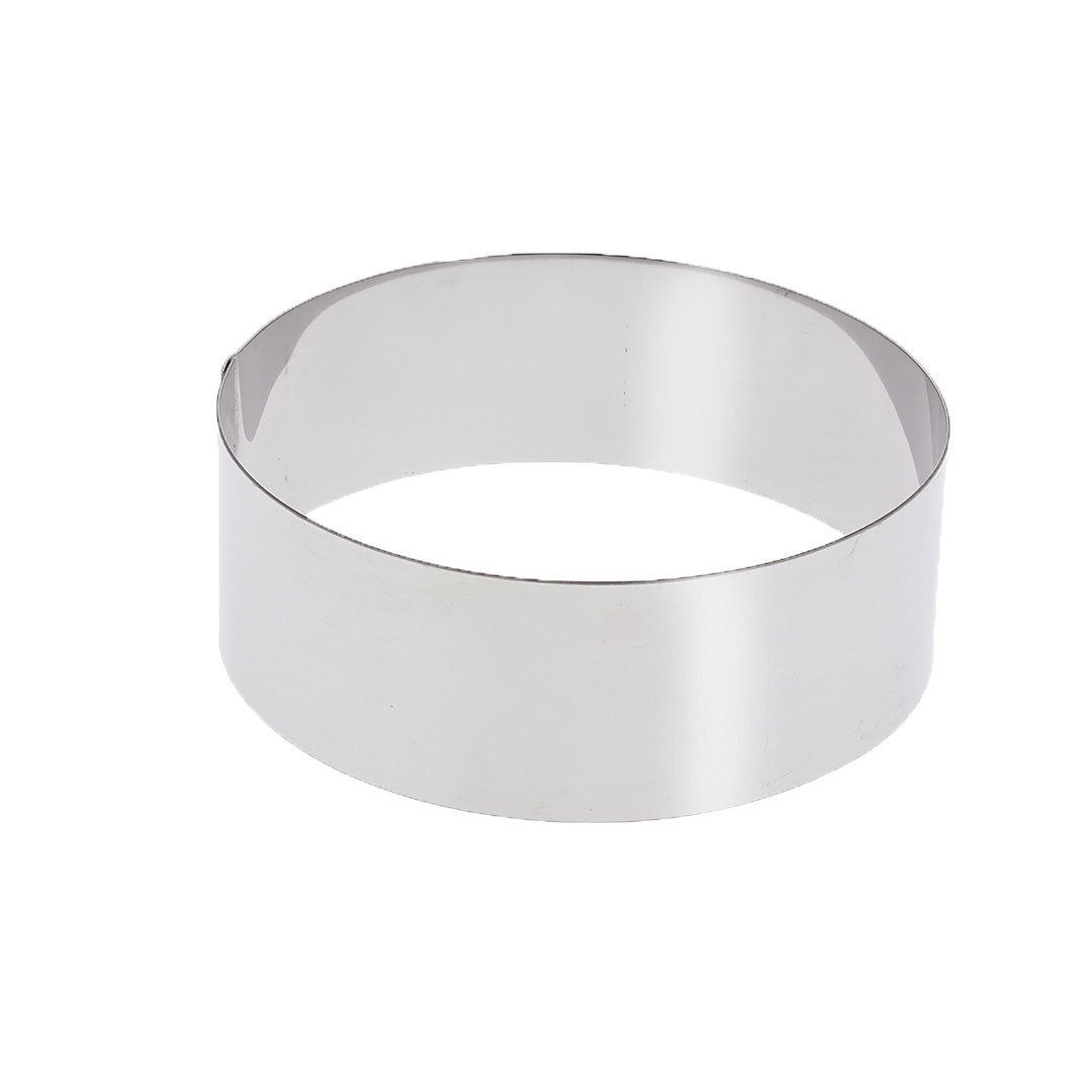 De Buyer Tortenring VALRHONA | Perforierter Edelstahl Ø24,5cm | Made In France | Für Torten & Quiches