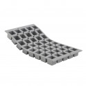 Tray 40 mini cubes 2,5 cm ELASTOMOULE, silicone foam