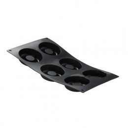 Tray 6 savarins MOUL FLEX, silicone