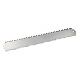 Peigne décor inox 2 dentures
