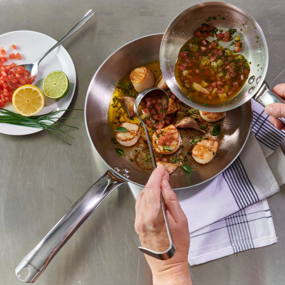 Stainless steel frying pan ALCHIMY Ø28cm