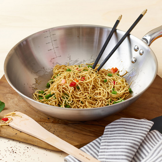 Wok Edelstahl ALCHIMY Ø32cm