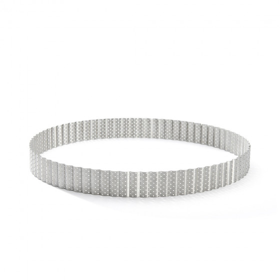 Perforierte geriffelte Rund Tortenringe Ø28cm