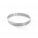 Round tart ring Ht 2 cm VALRHONA, perforated stainless steel