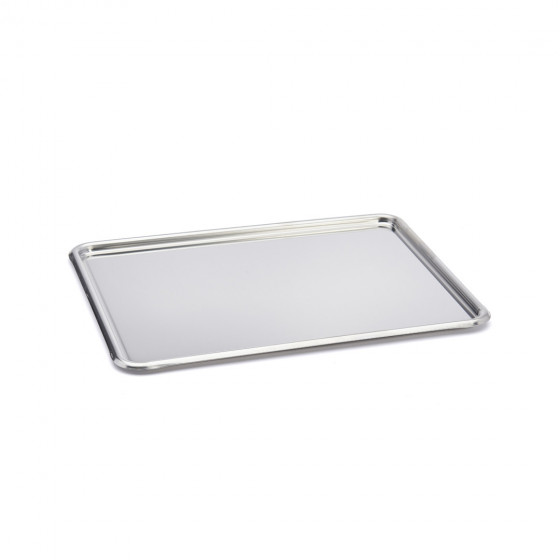 ST. STEEL ROUNDED EDGE PASTRY DISPLAY TRAY
