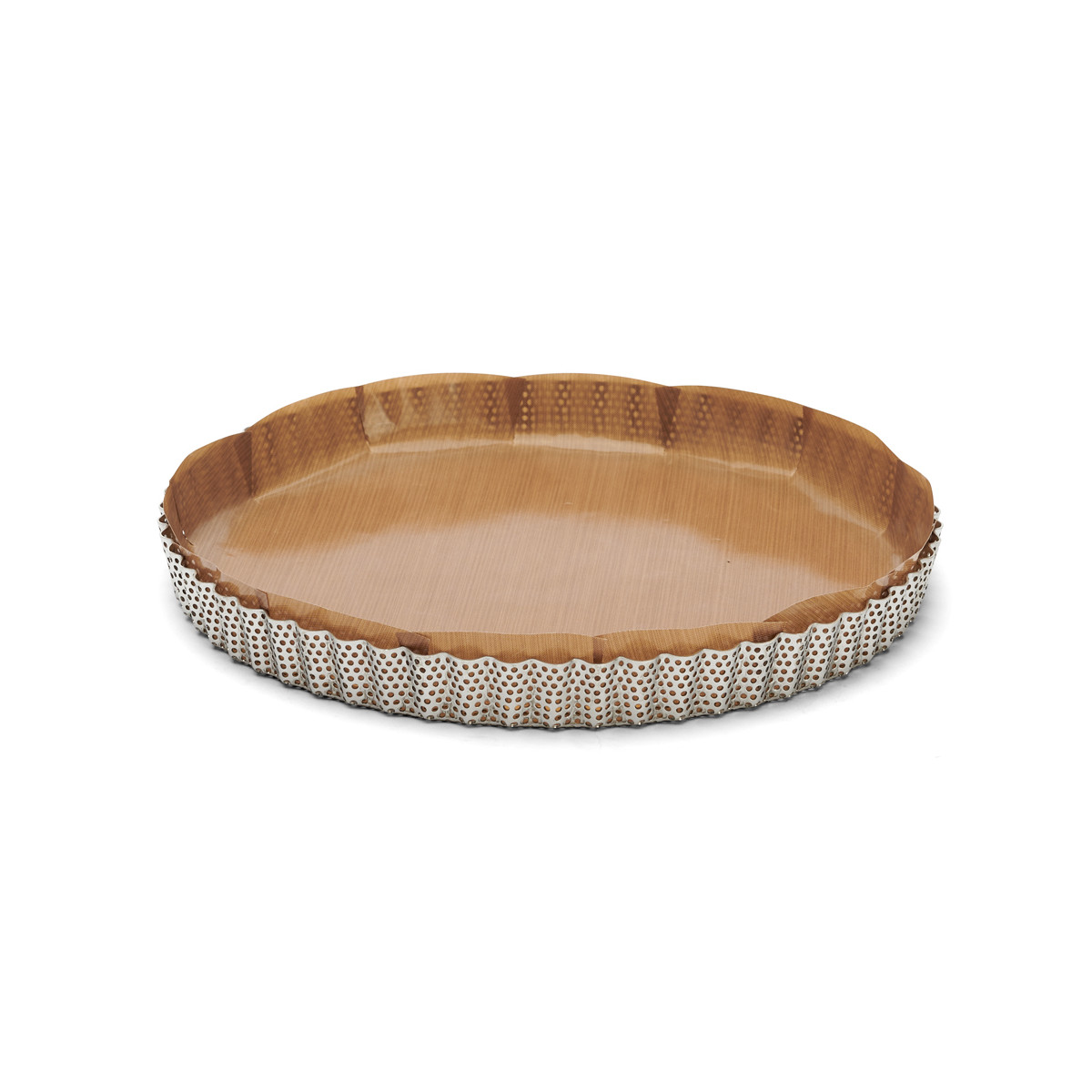 Cercle à tarte inox perforé 28 cm DE BUYER - Ambiance & Styles
