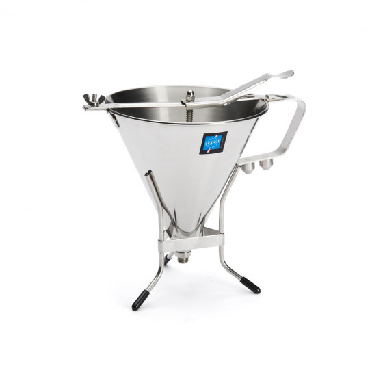 Entonnoir à piston inox KWIK PRO 1,9L avec pied
