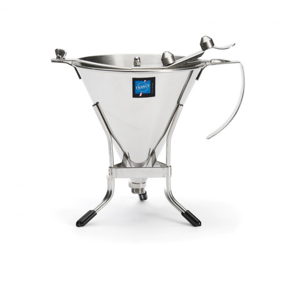 Automatischer Fondanttrichter Edelstahl KWIK PRO 1,5L mit stand