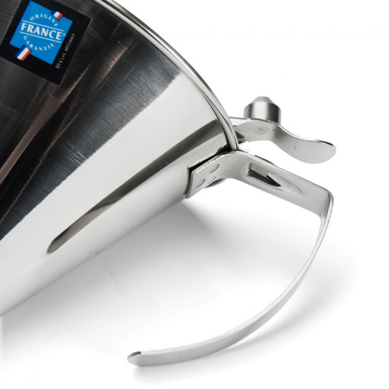 Stainless steel piston funnel KWIK PRO 1,5L with stand