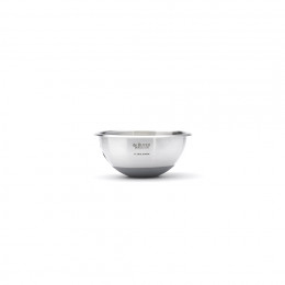 Stainless steel hemispherical bowl Ø16cm silicone base