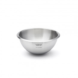 Runde Schlagschüssel Edelstahl Ø20cm Boden Silikon