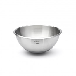 Stainless steel hemispherical bowl Ø30cm silicone base