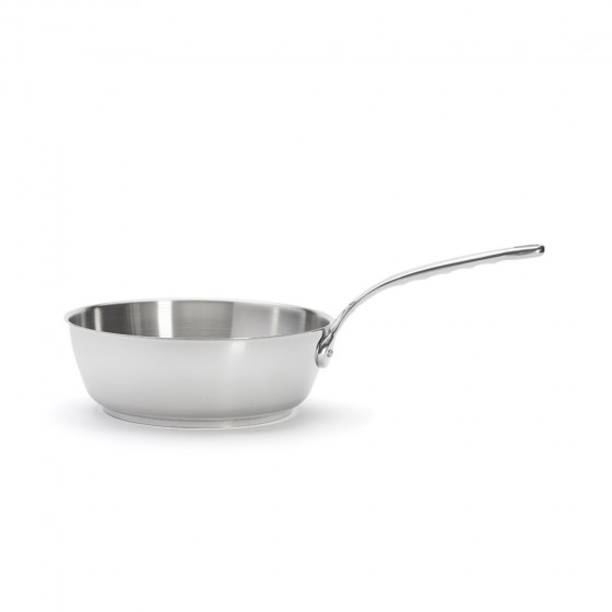 Stainless steel riveted sauté-pan MILADY Ø24cm