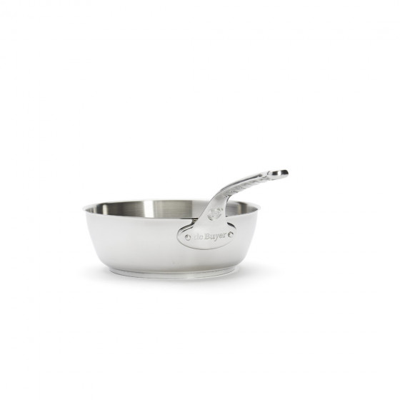 Stainless steel riveted sauté-pan MILADY Ø24cm