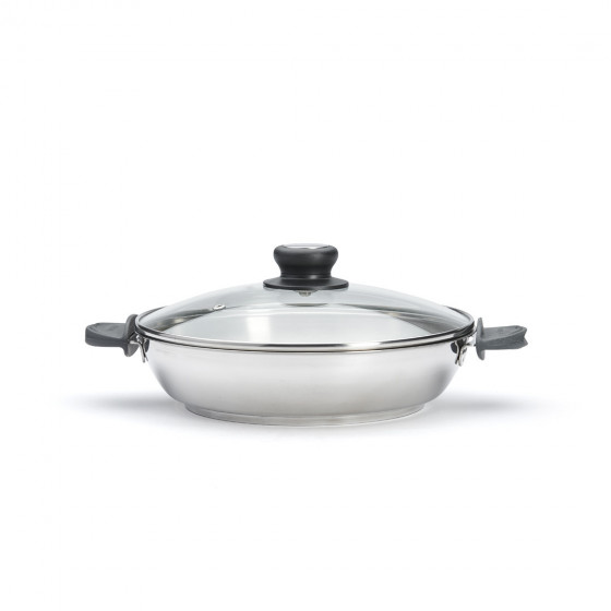 Removable Stainless steel frying pan MILADY TWISTY Ø24cm