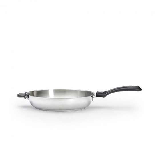 Removable Stainless steel frying pan MILADY TWISTY Ø28cm