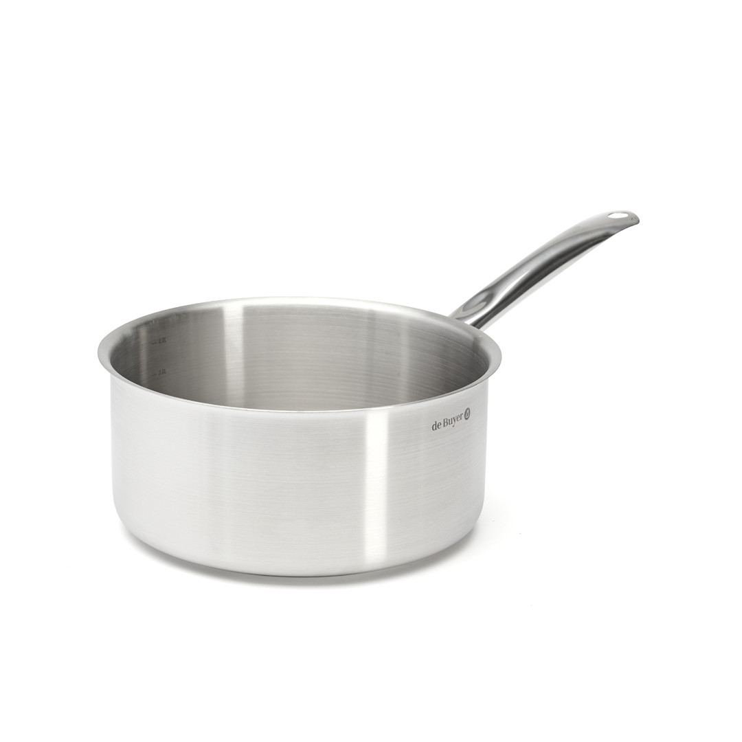 Casserole en inox PRIM'APPETY, stainless steel, ø 24cm, Saucepans De