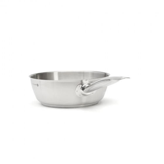 Stainless steel riveted sauté-pan PRIM'APPETY Ø24cm