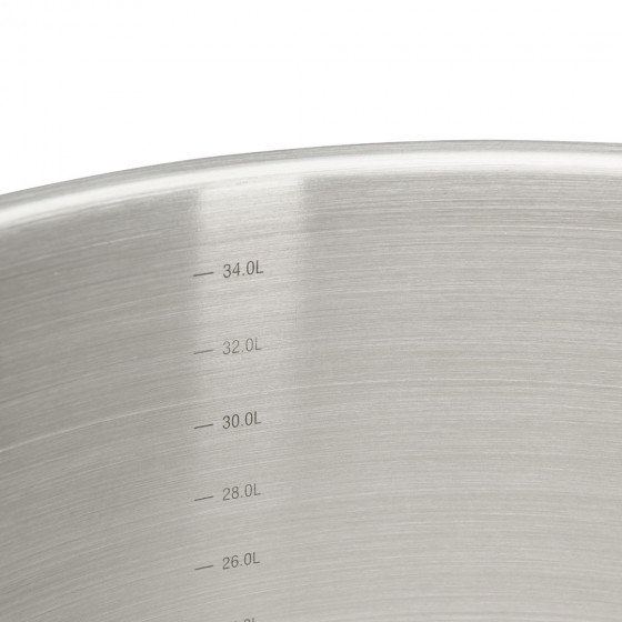Stainless steel high stockpot PRIM'APPETY Ø36cm