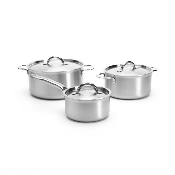 Stainless steel saucepan Set ALCHIMY