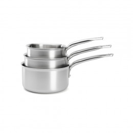 Stainless steel saucepan Set of 3 ALCHIMY Ø16-18-20cm