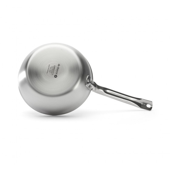 Stainless steel rounded sauté-pan ALCHIMY