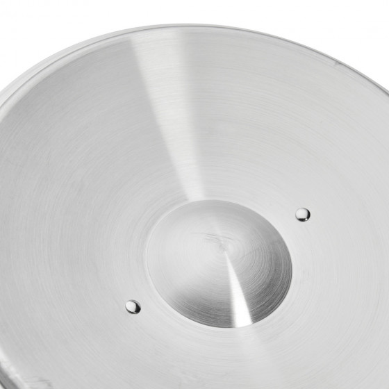 Lid with cast stainless steel riveted handle Ø16cm