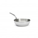 Stainless steel rounded sauté-pan PRIM'APPETY