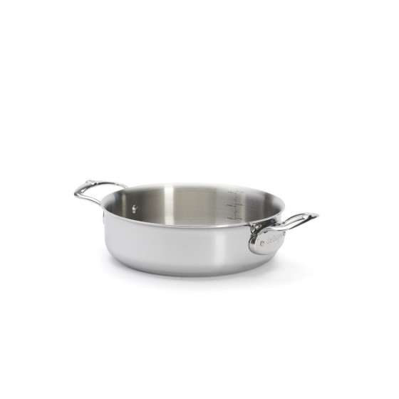 Servierpfanne Edelstahl mit Deckel AFFINITY Ø24cm