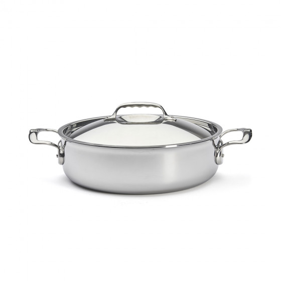 Servierpfanne Edelstahl mit Deckel AFFINITY Ø28cm