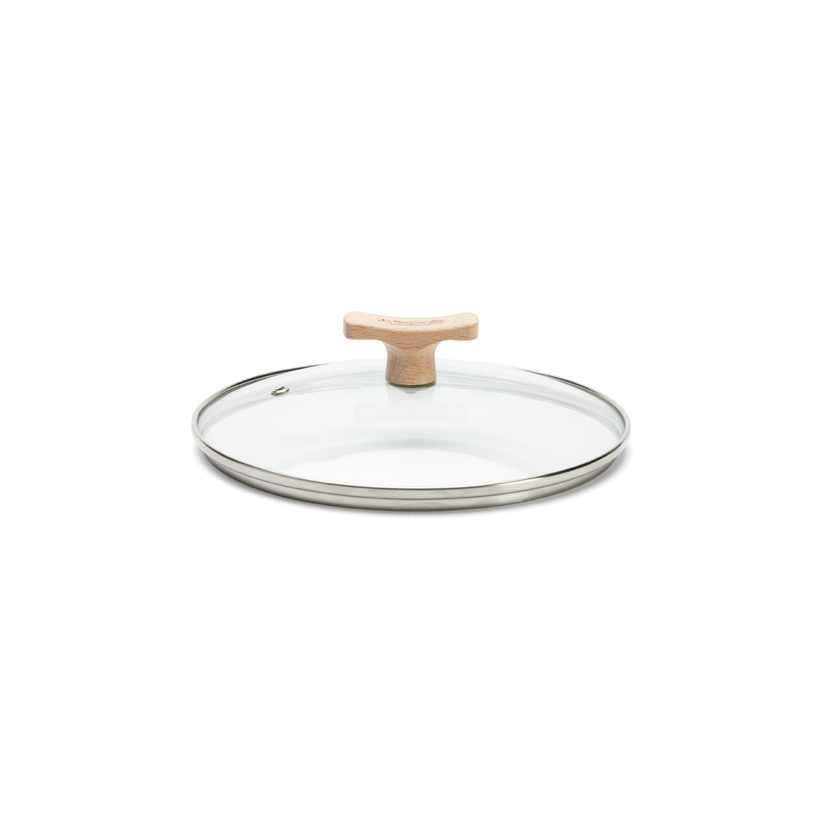 Couvercle en verre avec bouton en bakélite/inox Ø 24 cm - De Buyer -  Appareil des Chefs