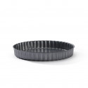 Fluted tart mould, non-stick steel