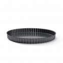 Fluted tart mould, non-stick steel