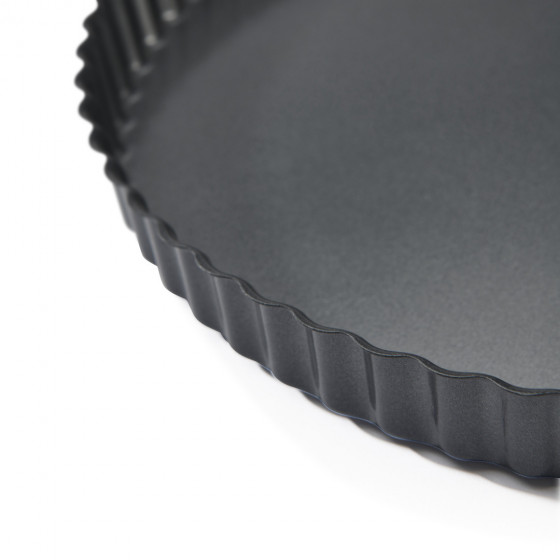 Geriffelte Runde Tortenform Stahl-Antihaft Ø32cm