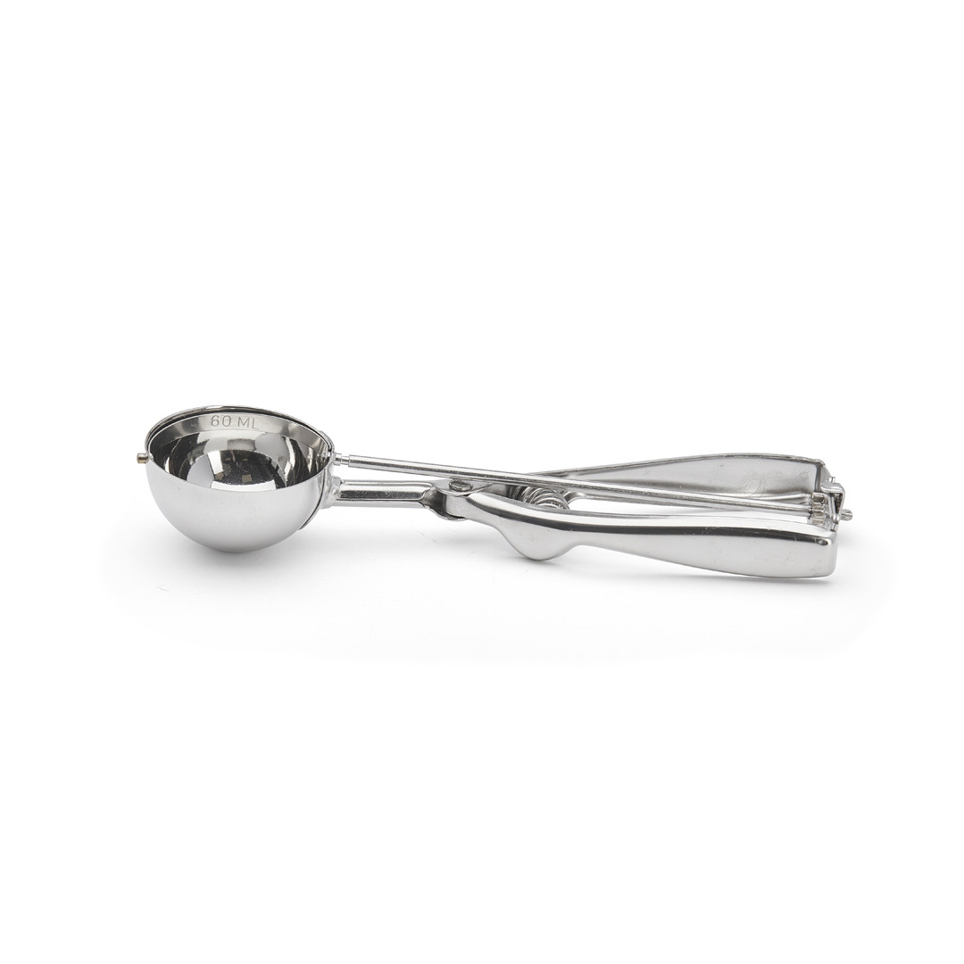 Icecream scoop, stainless steel, stainless steel, portion 60ml 1/16