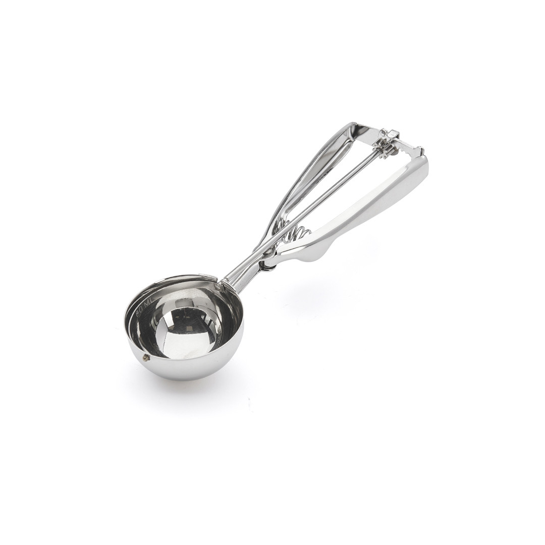 Icecream scoop, stainless steel, stainless steel, portion 40ml 1/25