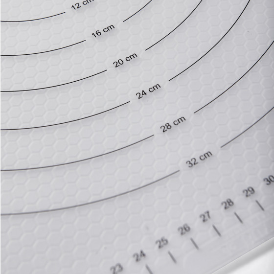 Non-stick silicone pastry mat with marks 60x40cm