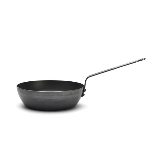 Round "Country" frypan, blue steel