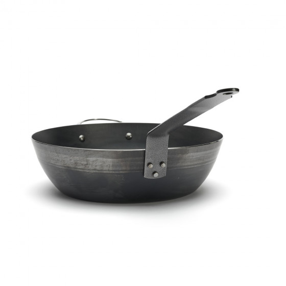 Round "Country" frypan, blue steel
