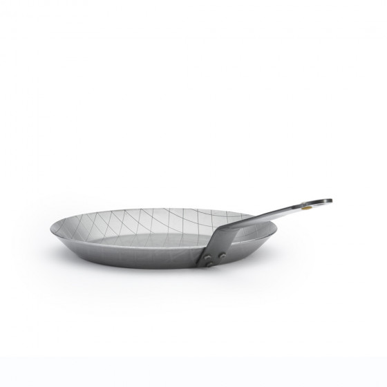 Steel steak pan MINERAL B Ø28cm