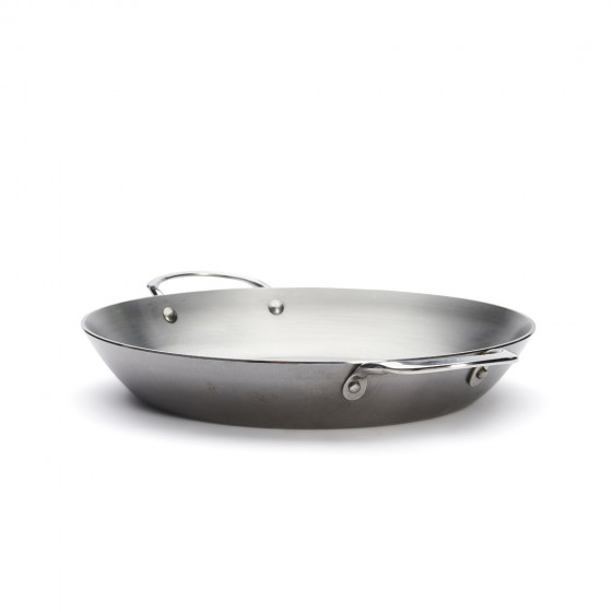Steel paella pan MINERAL B Ø32cm