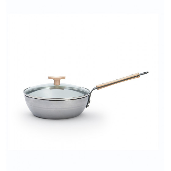 Steel country pan MINERAL B BOIS