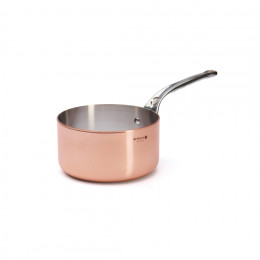 Kupferkasserolle PRIMA MATERA Ø18cm - Edelstahlgriff