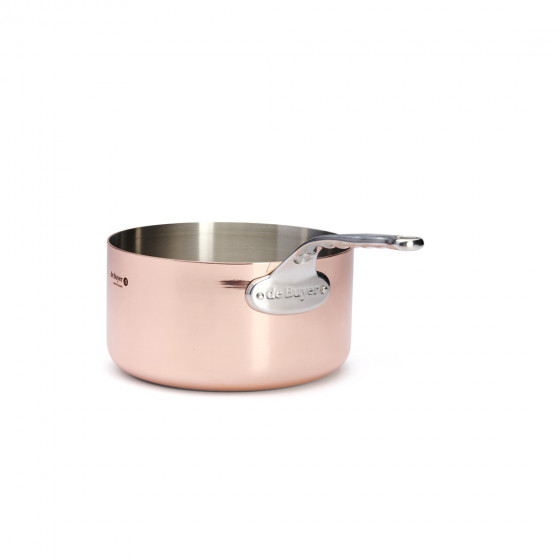 Copper saucepan PRIMA MATERA Ø24cm - stainless steel handle