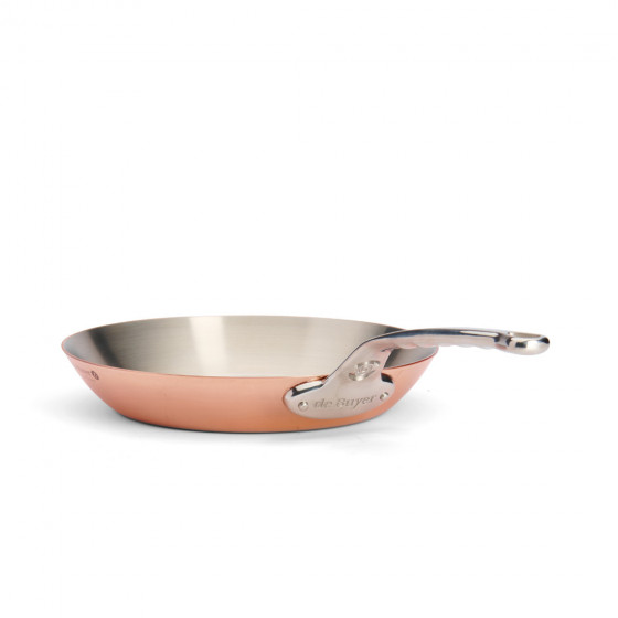 Copper frypan PRIMA MATERA Ø28m - stainless steel handle