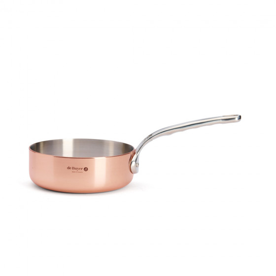 Copper sauté-pan PRIMA MATERA - stainless steel handle