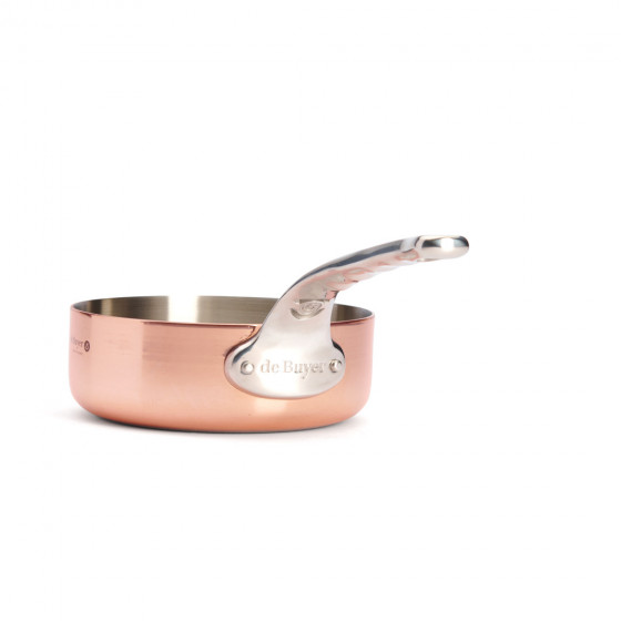 Copper sauté-pan PRIMA MATERA - stainless steel handle