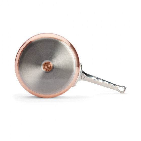 Gerade Sauteuse Kupfer PRIMA MATERA Ø20cm - Edelstahlgriff